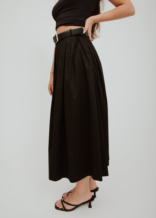 Black Midi Skirt