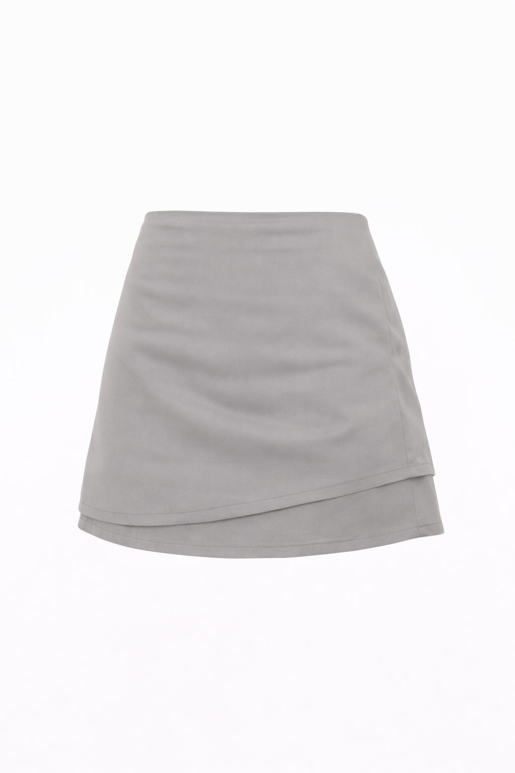 Grey Cotton Skort