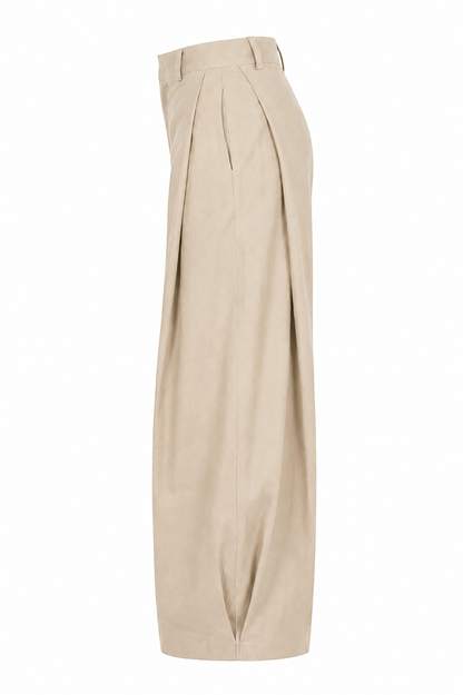 Beige Studio Pants