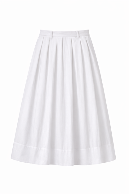 White Midi Skirt