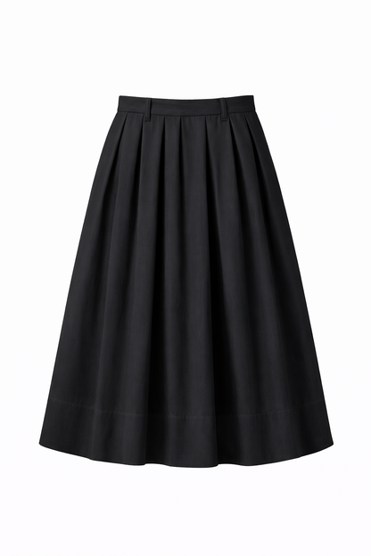 Black Midi Skirt