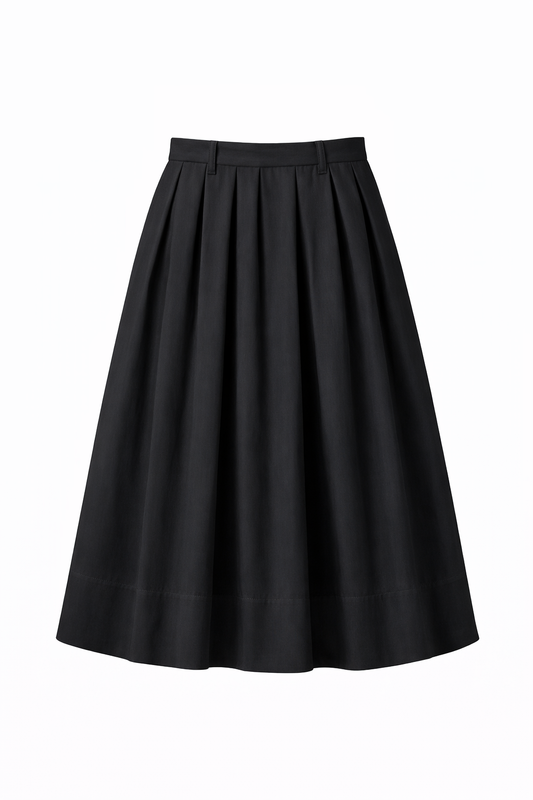 Black Midi Skirt