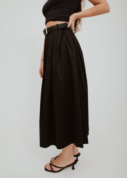 Black Midi Skirt