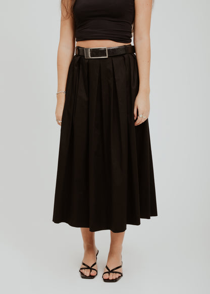 Black Midi Skirt