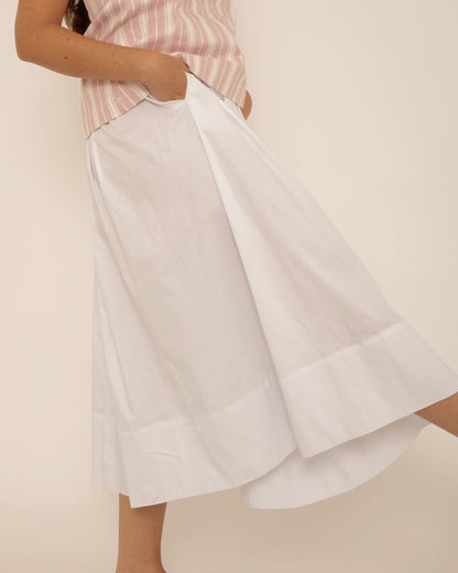 White Midi Skirt
